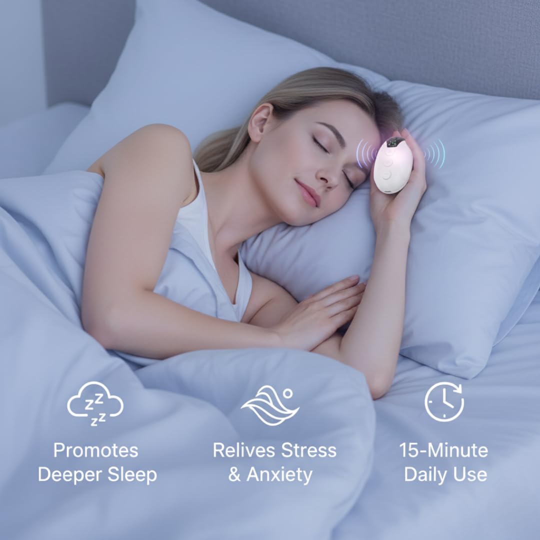 SleepEase Portable Sleep Aid – USB Rechargeable Relaxation Device