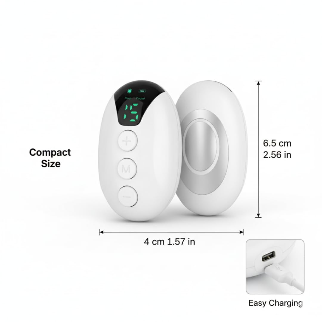 SleepEase Portable Sleep Aid – USB Rechargeable Relaxation Device