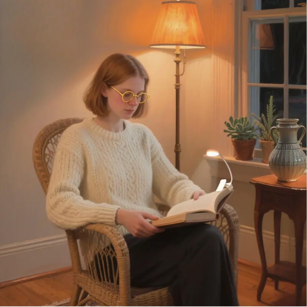 Clip-On Book Light – Adjustable LED Reading Lamp