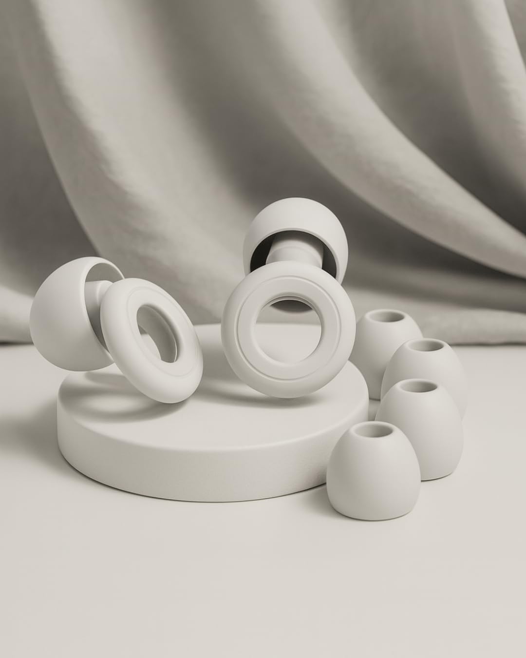 NoiseBud Reusable Earplugs – Soft Silicone Comfort Plugs