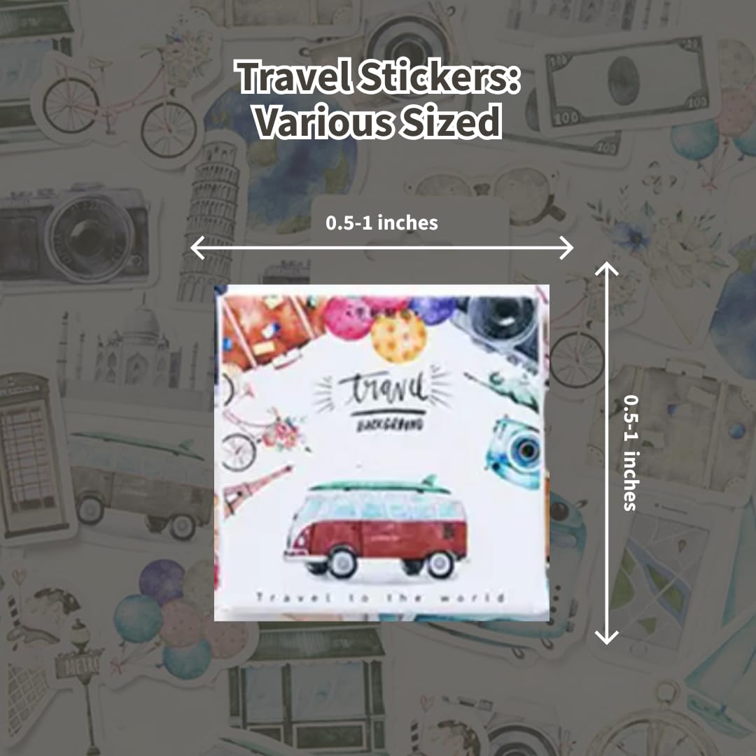 Travel Adventure Stickers – 46 Piece Set