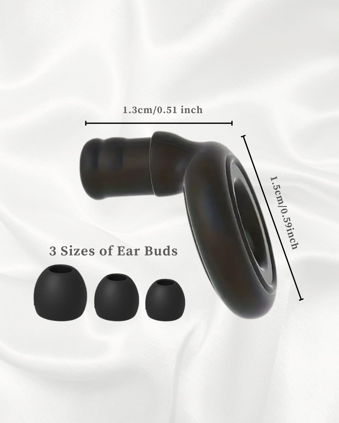 NoiseBud Reusable Earplugs – Soft Silicone Comfort Plugs