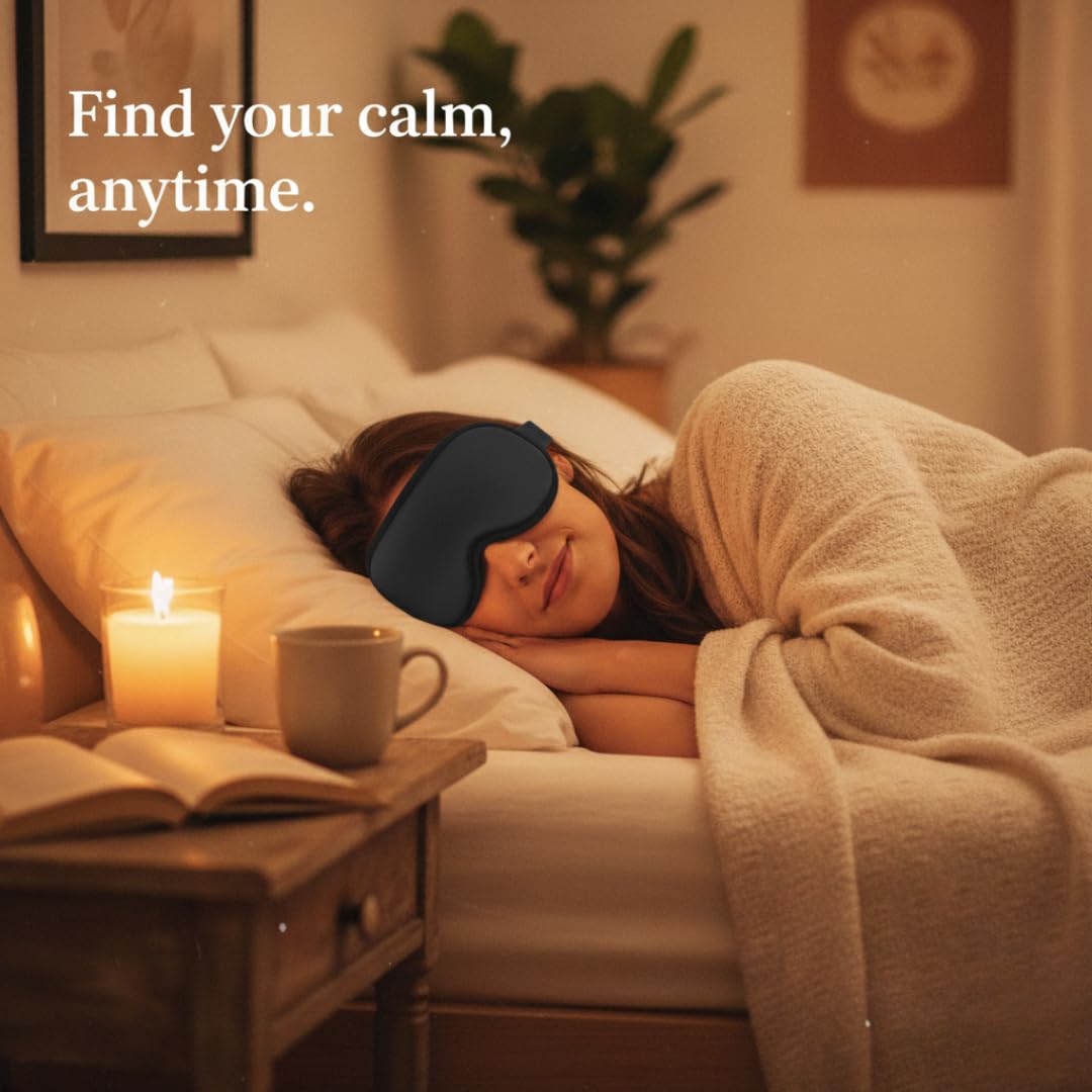 GravityMask Weighted Sleep Mask – Black