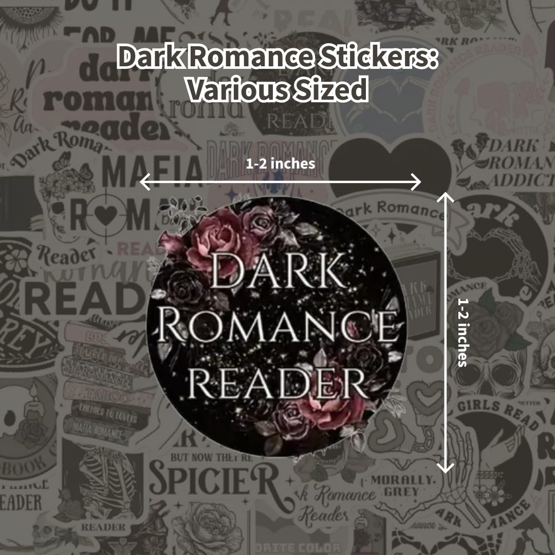 Dark Romance & Romantasy Stickers – 50 Pack