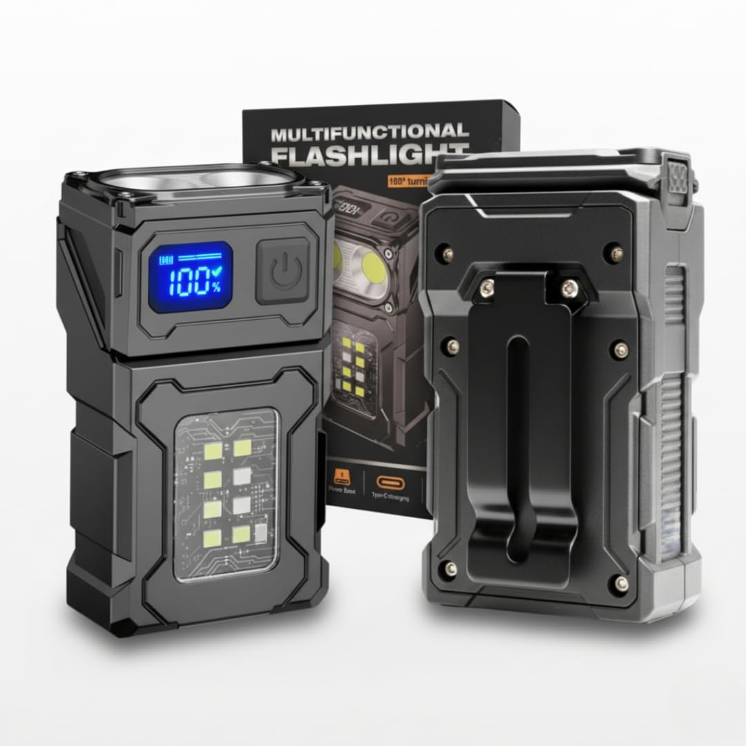 Mini LED Flashlight – USB-C Rechargeable Torch