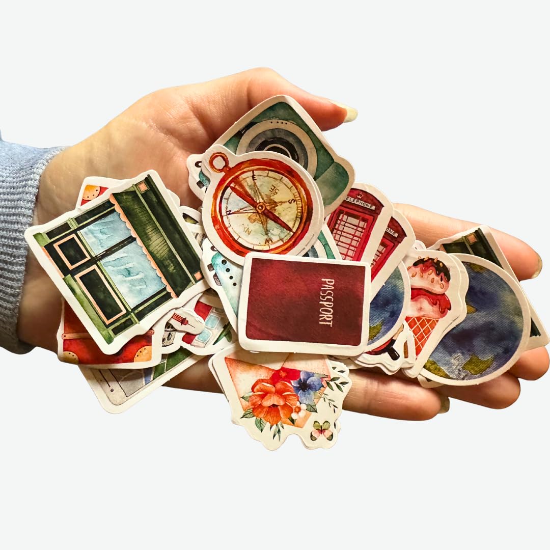Travel Adventure Stickers – 46 Piece Set