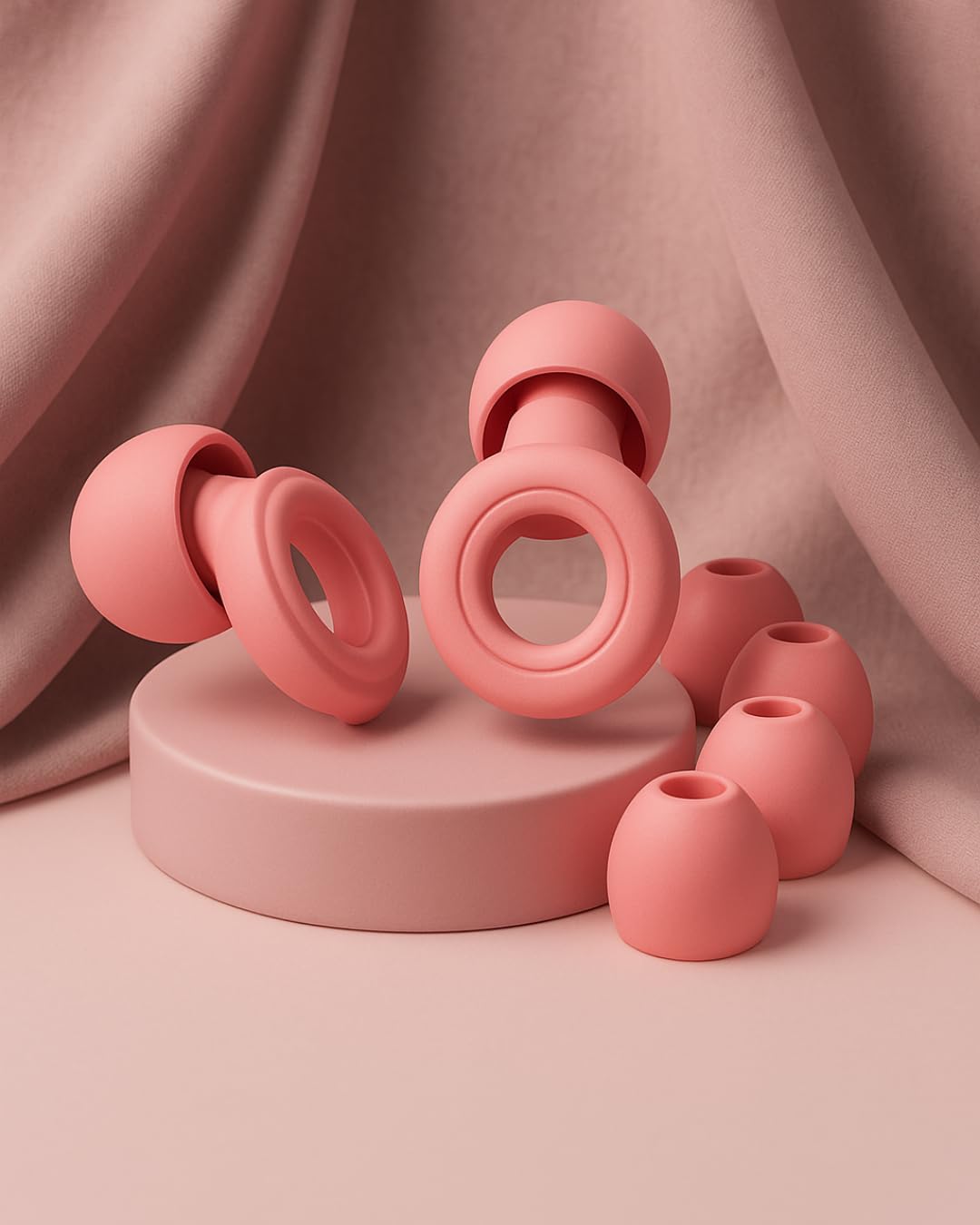 NoiseBud Reusable Earplugs – Soft Silicone Comfort Plugs