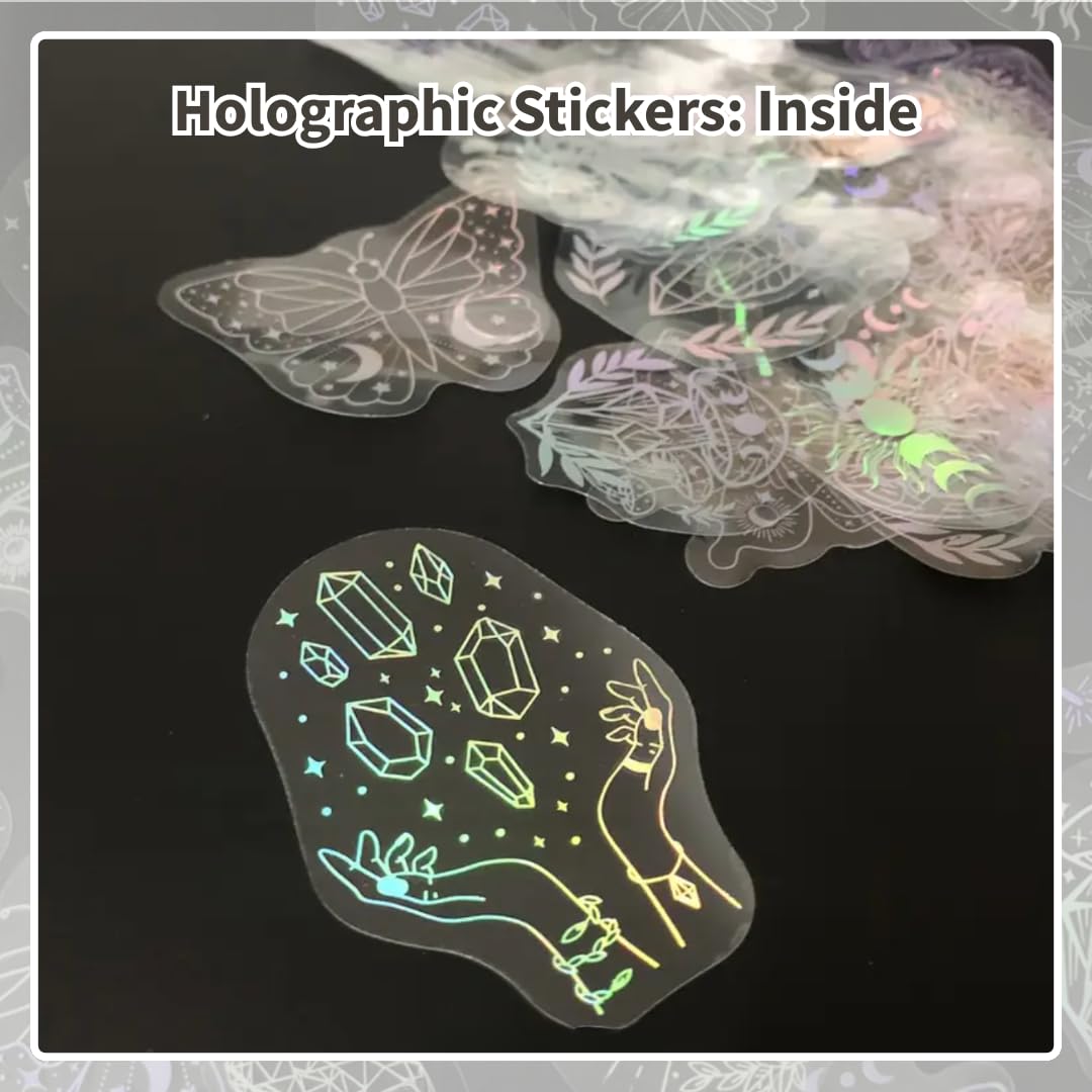 Holographic Glitter Stickers – 40 Piece Set
