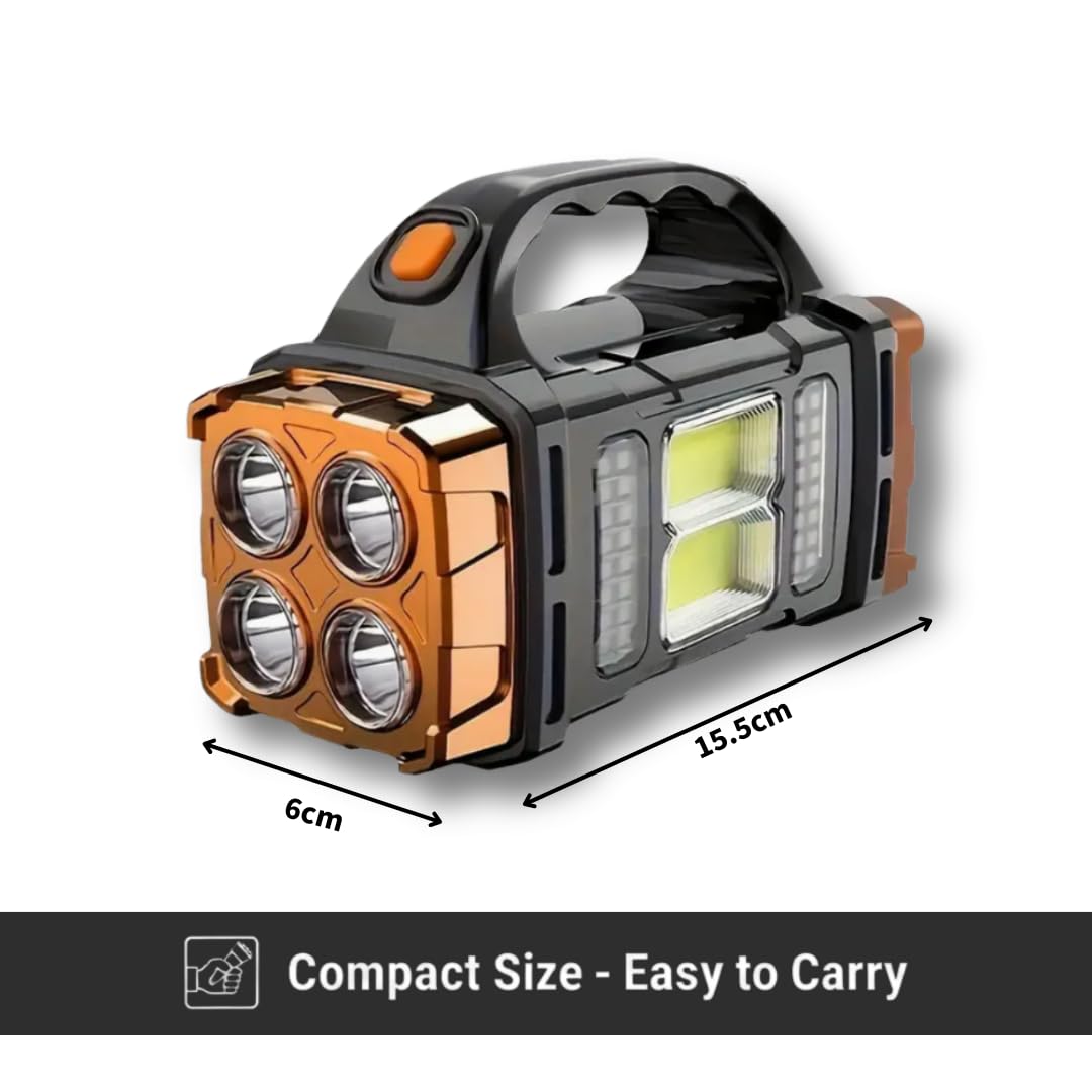 Double-Sided Solar Lantern – Rechargeable LED Torch