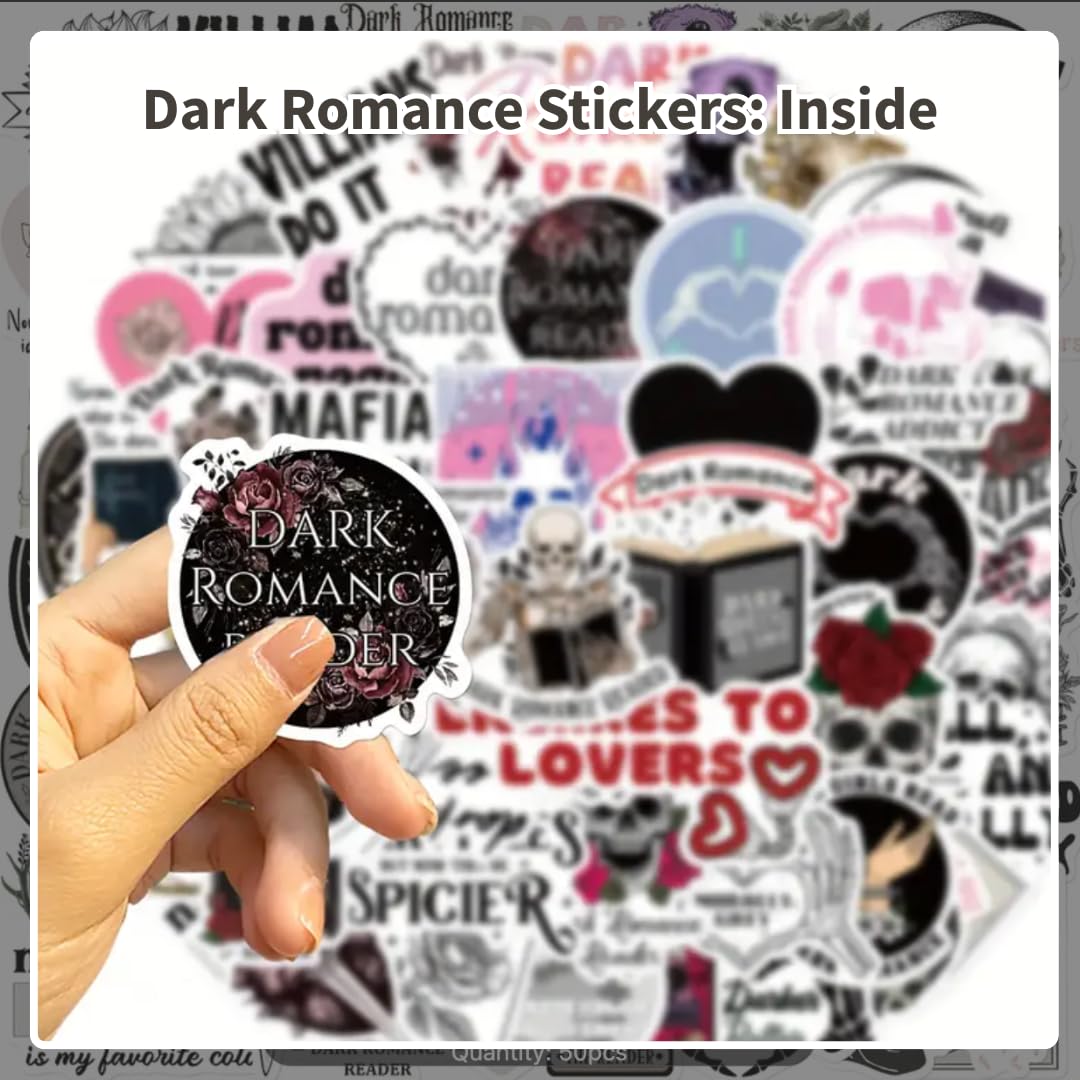 Dark Romance & Romantasy Stickers – 50 Pack
