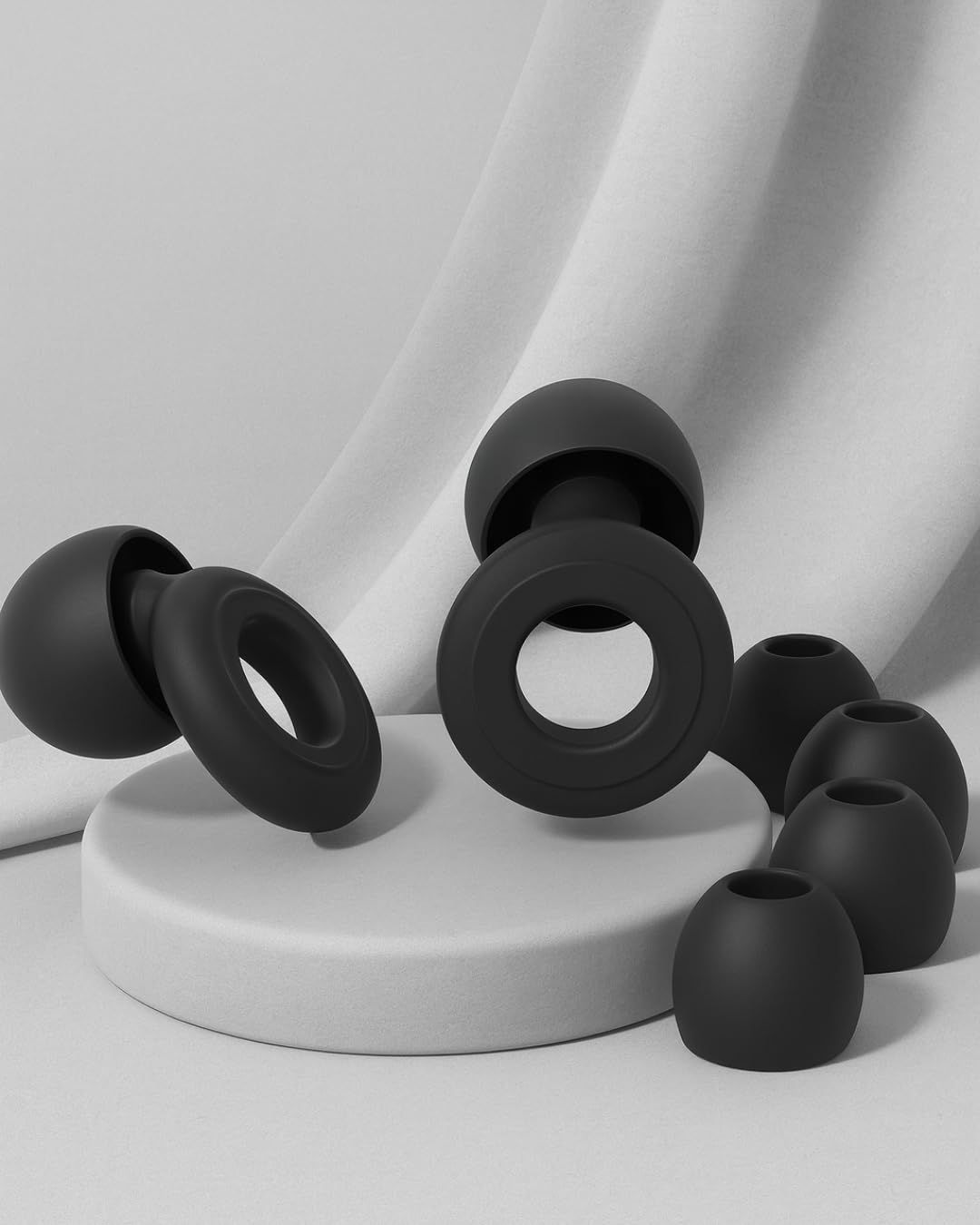NoiseBud Reusable Earplugs – Soft Silicone Comfort Plugs
