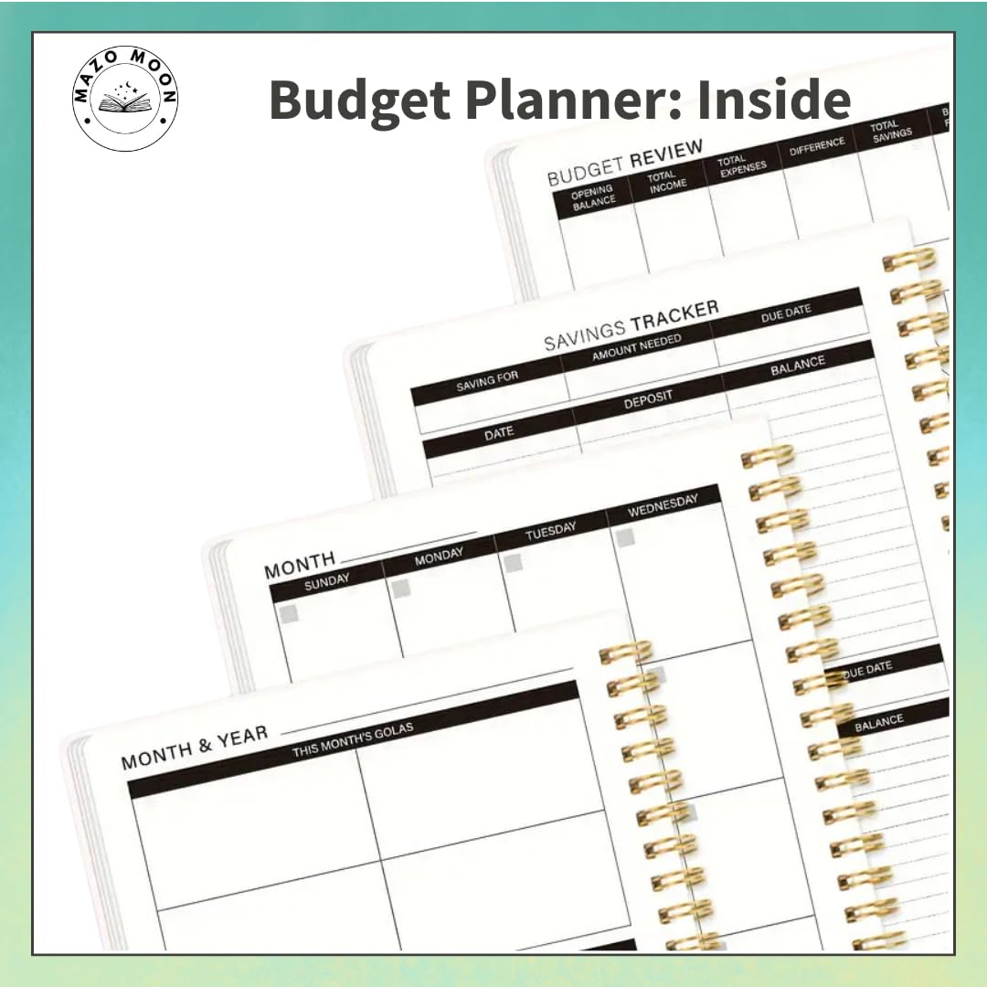 Budget Planner – A5 Finance & Expense Tracker Notebook