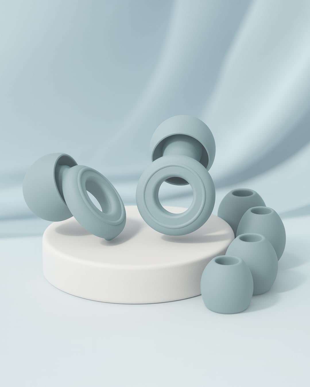 NoiseBud Reusable Earplugs – Soft Silicone Comfort Plugs