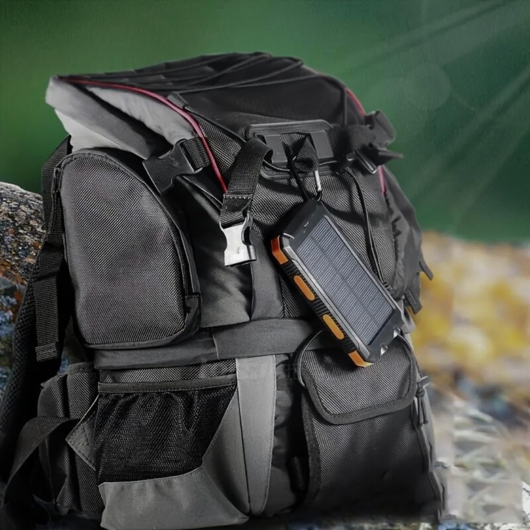 Solar Power Bank – 10,000 mAh USB-C Portable Charger