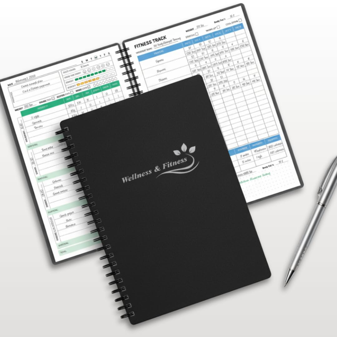 Wellness & Fitness Planner – Undated Daily Health Journal