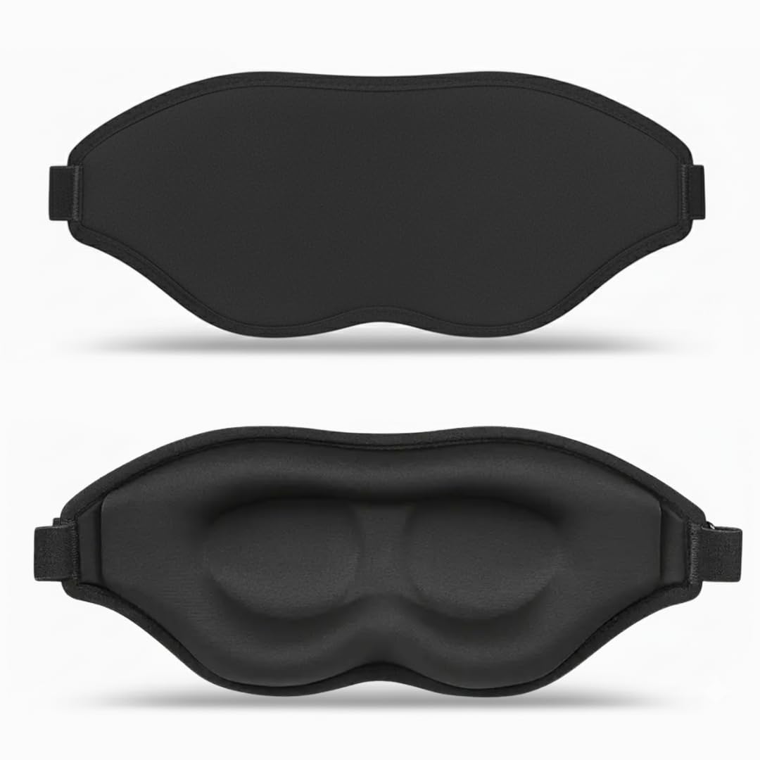 GravityMask Weighted Sleep Mask – Black