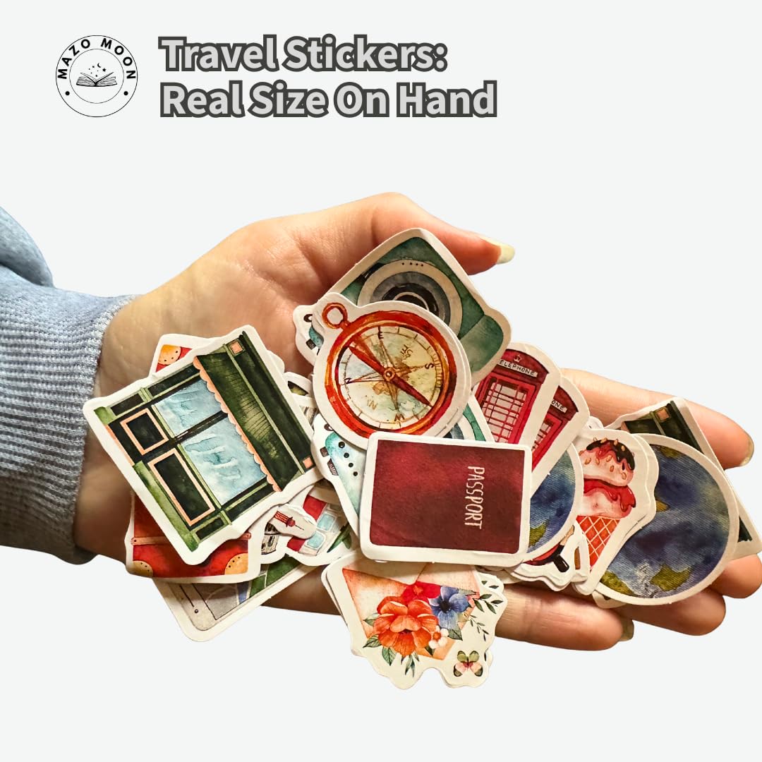 Travel Adventure Stickers – 46 Piece Set