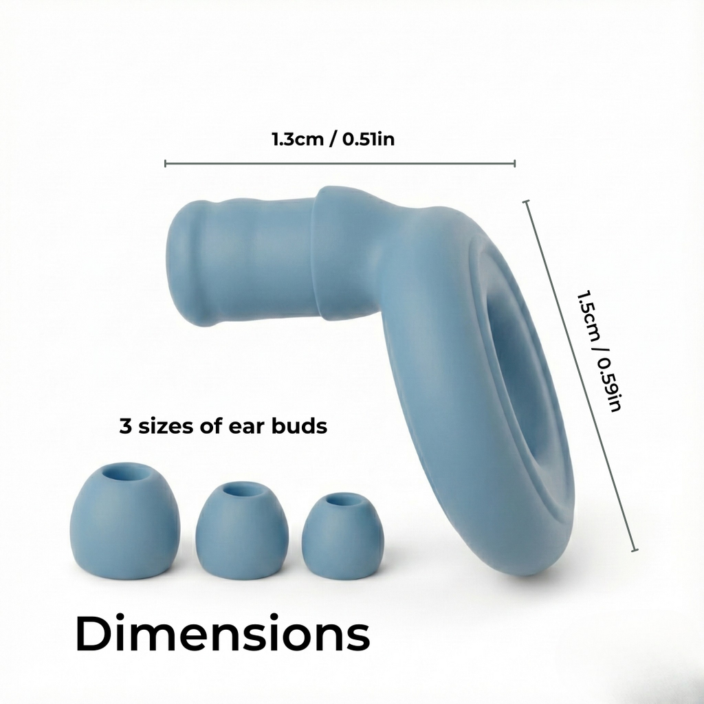 Mazo Moon NoiseBud Reusable Silicone Ring Earplugs