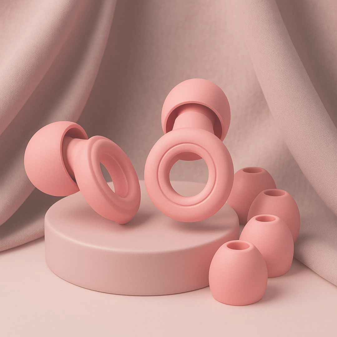 Mazo Moon NoiseBud Reusable Silicone Ring Earplugs