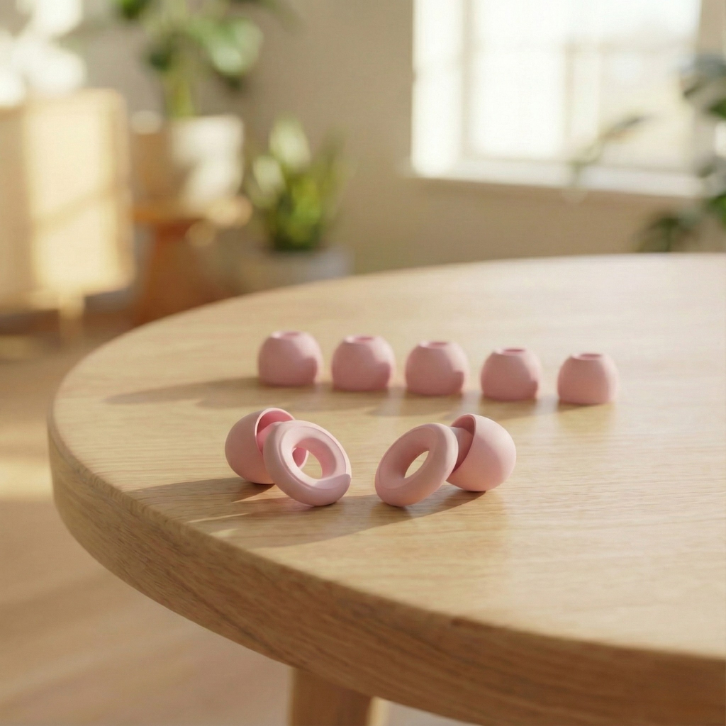 Mazo Moon NoiseBud Reusable Silicone Ring Earplugs