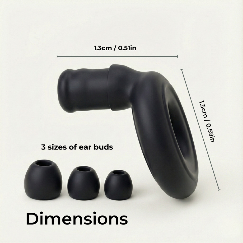 Mazo Moon NoiseBud Reusable Silicone Ring Earplugs