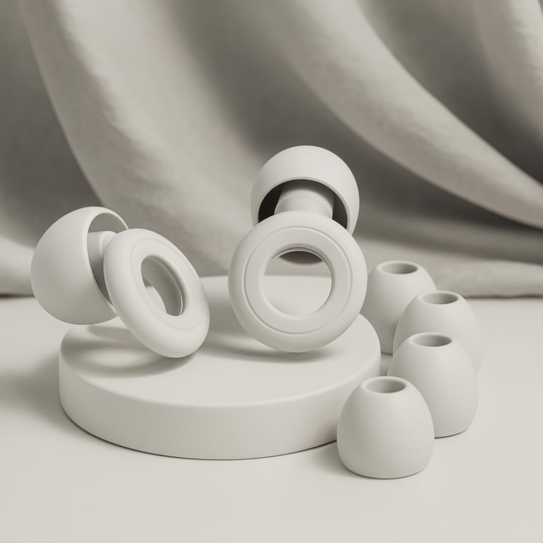 Mazo Moon NoiseBud Reusable Silicone Ring Earplugs