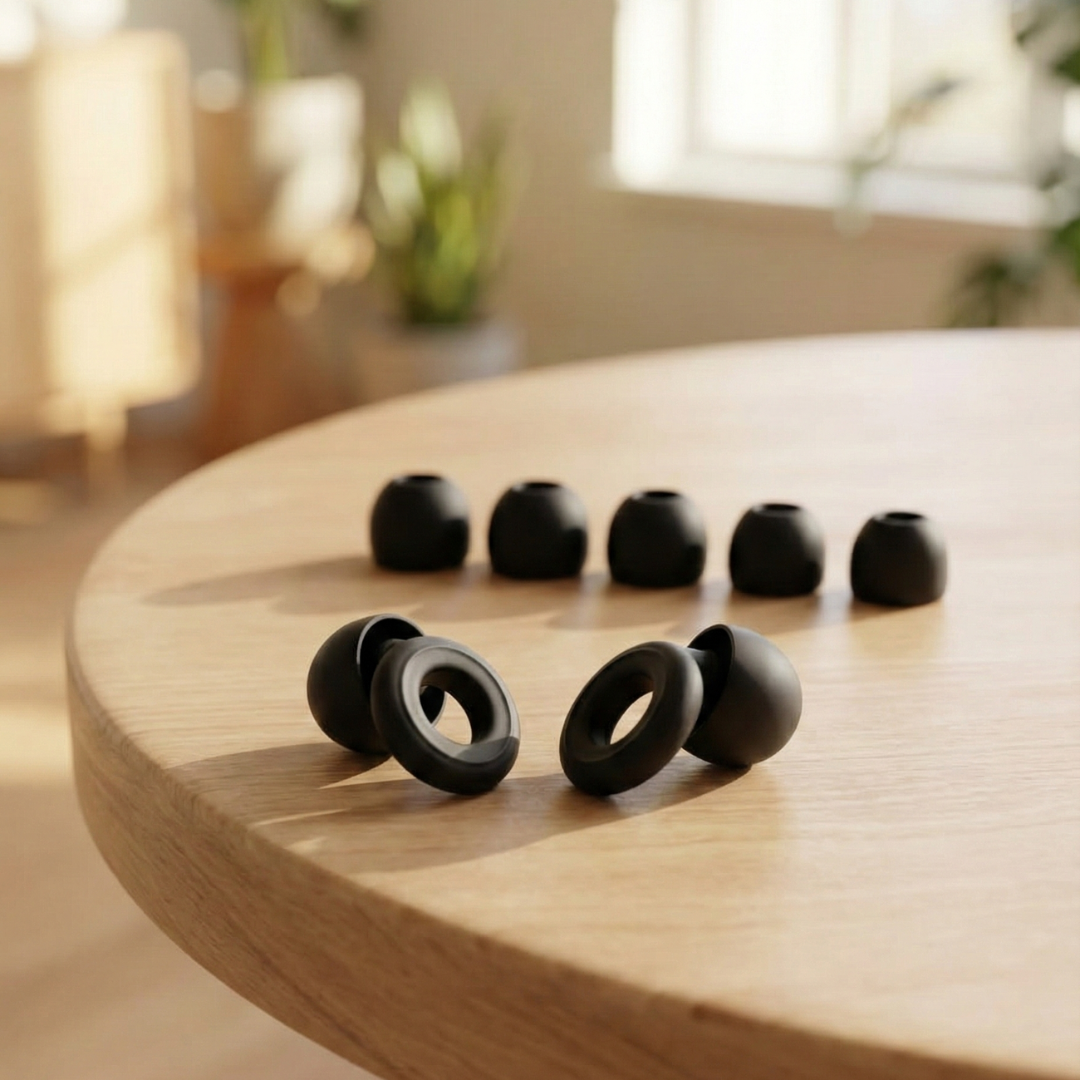 Mazo Moon NoiseBud Reusable Silicone Ring Earplugs