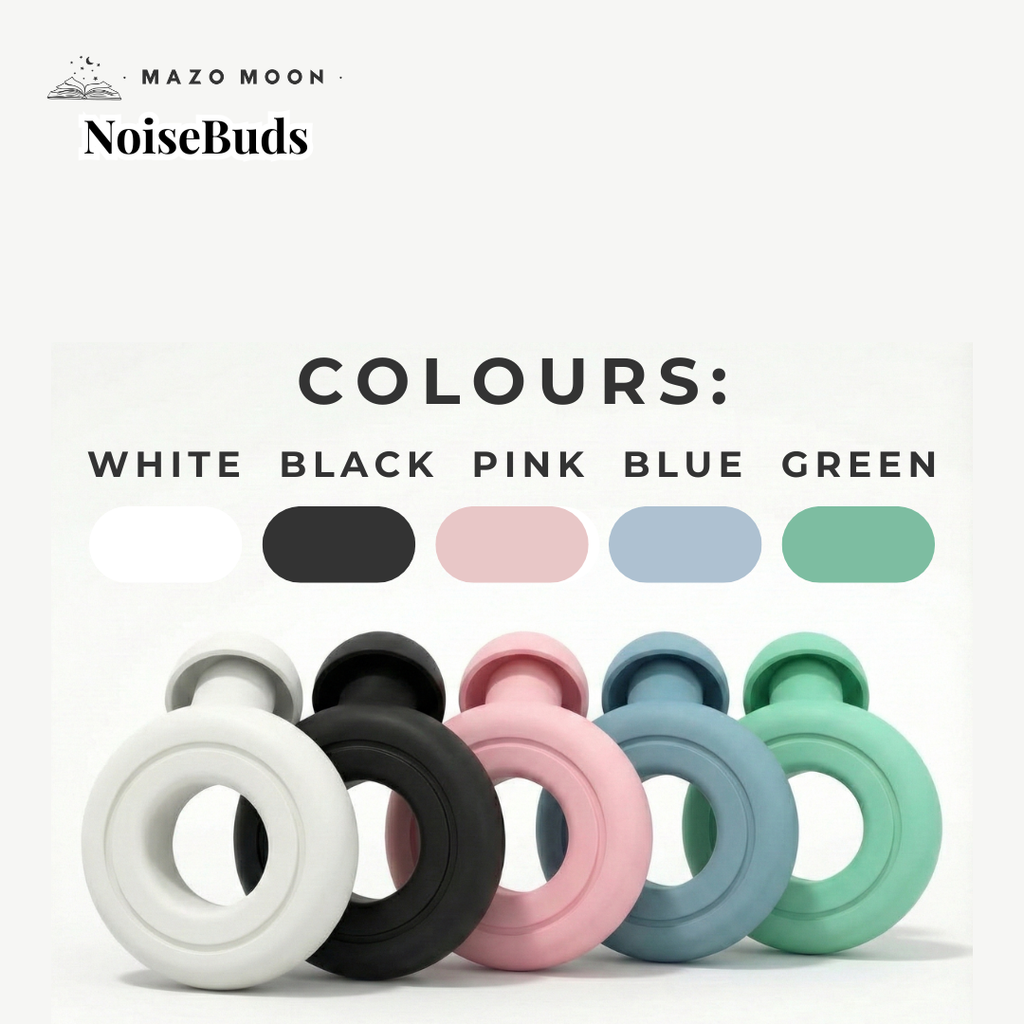 Mazo Moon NoiseBud Reusable Silicone Ring Earplugs