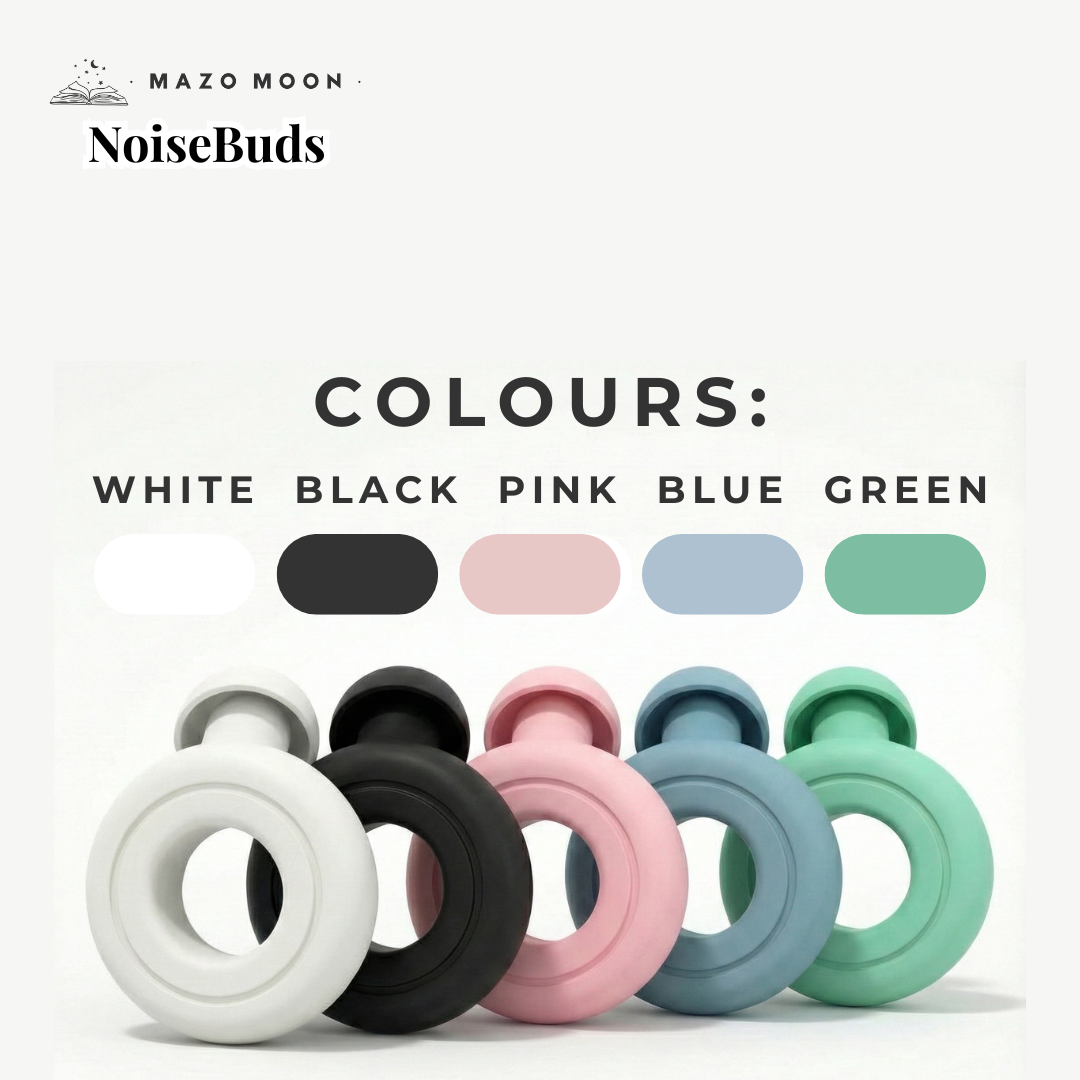 Mazo Moon NoiseBud Reusable Silicone Ring Earplugs