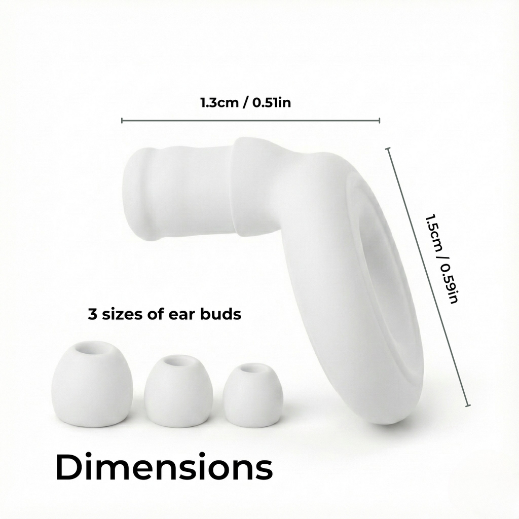 Mazo Moon NoiseBud Reusable Silicone Ring Earplugs