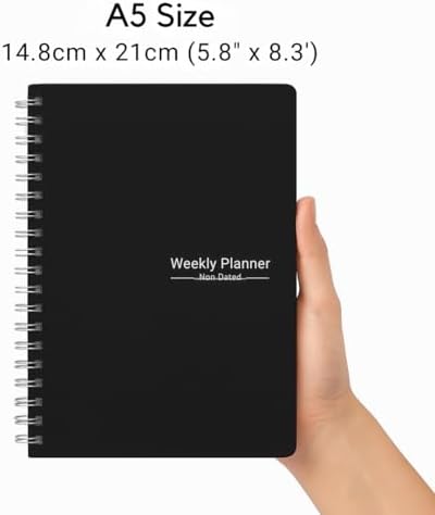 Mazo Moon Non-Dated Weekly Planner Productivity Organiser