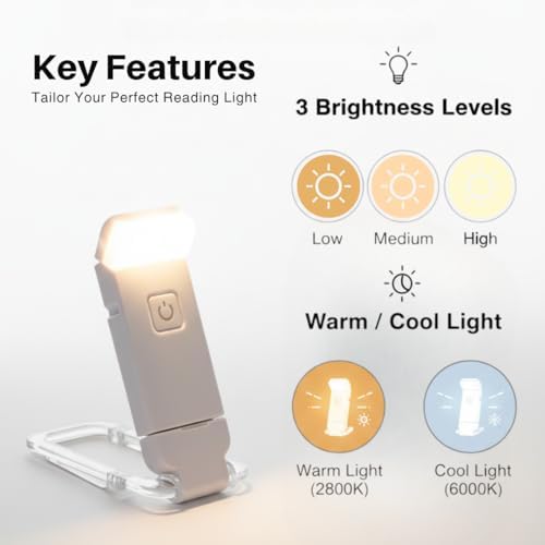 Mazo Moon Mini USB Rechargeable Reading Light