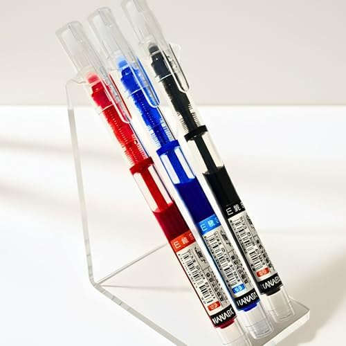 Mazo Moon 3-Pack 0.5mm Needle Tip Gel Pens Writing Pens Black, Blue, Red