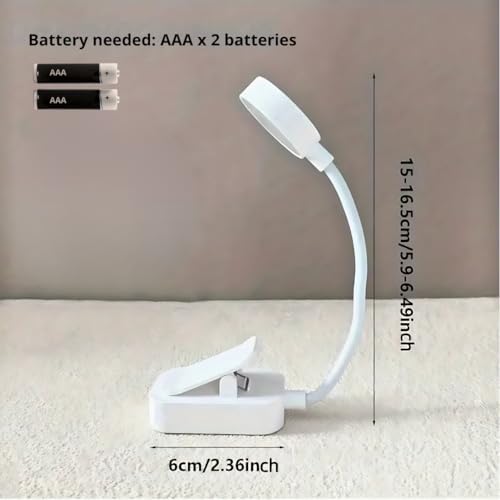 Mazo Moon Clip-On Book Light Battery Powered