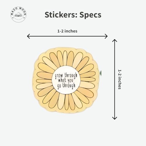 Mazo Moon 50 x Motivational Quote Stickers