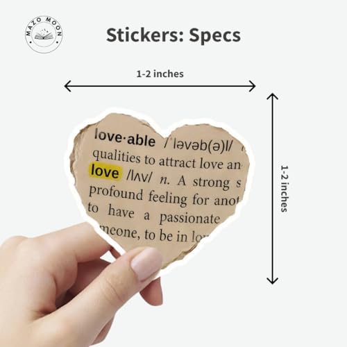 Mazo Moon 50 x Vintage Quote Stickers