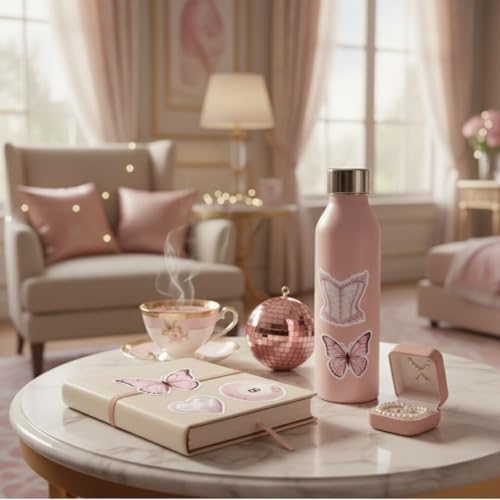 Mazo Moon 50 x Pink Aesthetic Stickers