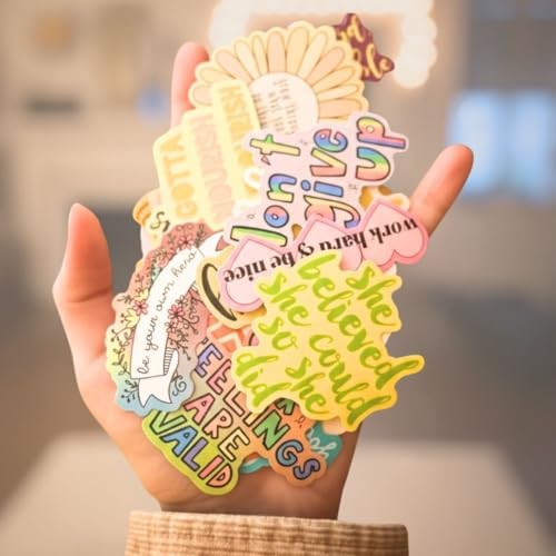 Mazo Moon 50 x Motivational Quote Stickers