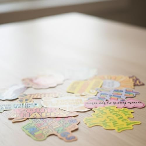 Mazo Moon 50 x Motivational Quote Stickers