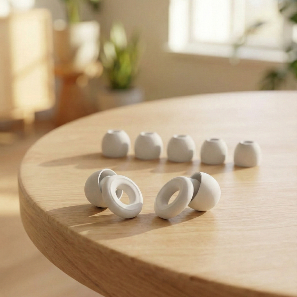 Mazo Moon NoiseBud Reusable Silicone Ring Earplugs