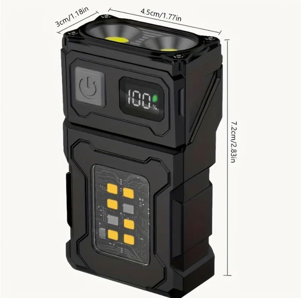 Mazo Moon Mini LED Flashlight Ultra-Bright 7 Modes