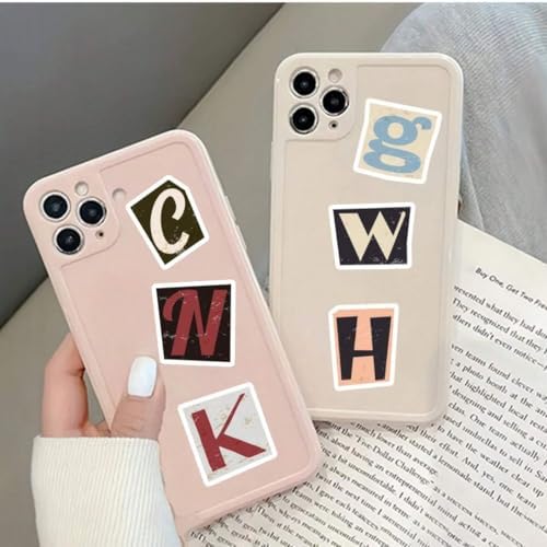 Mazo Moon 52 x Retro Alphabet Stickers