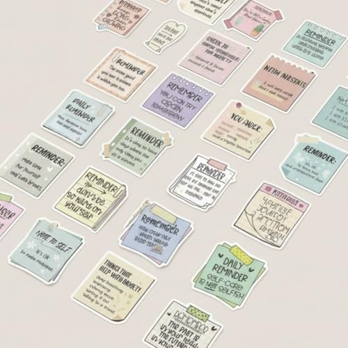 Mazo Moon 50 x Motivational Reminder Stickers