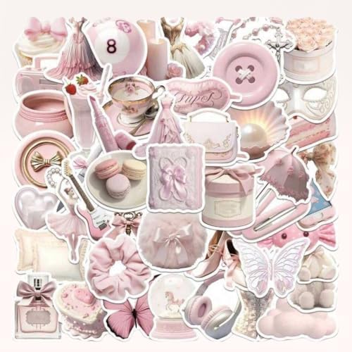 Mazo Moon 50 x Pink Aesthetic Stickers