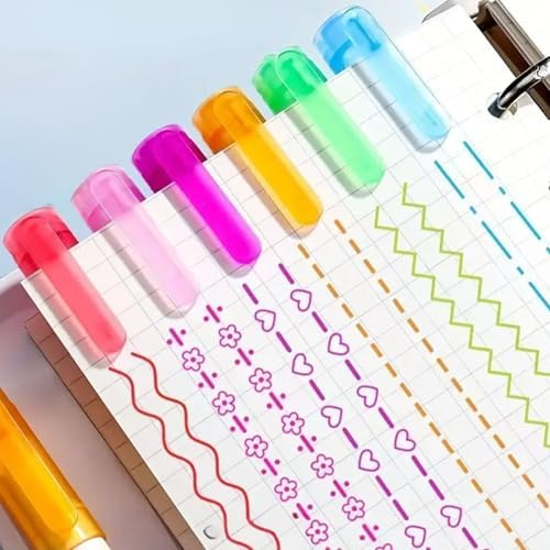 Mazo Moon 6-Piece Pattern Line Pens