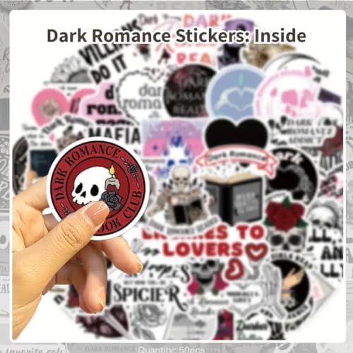 Mazo Moon 50 x Stickers Dark Romance & Romantasy Reader Stickers