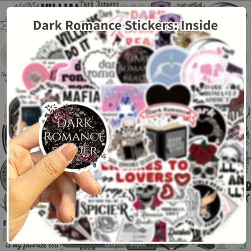 Mazo Moon 50 x Stickers Dark Romance & Romantasy Reader Stickers