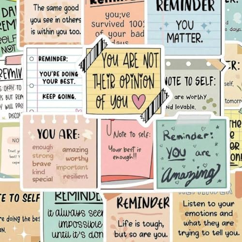 Mazo Moon 50 x Motivational Reminder Stickers