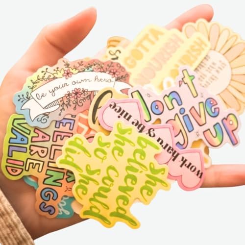 Mazo Moon 50 x Motivational Quote Stickers