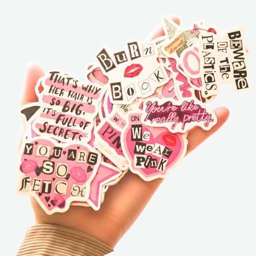 Mazo Moon 50 x Pink Aesthetic Y2K Stickers Pack